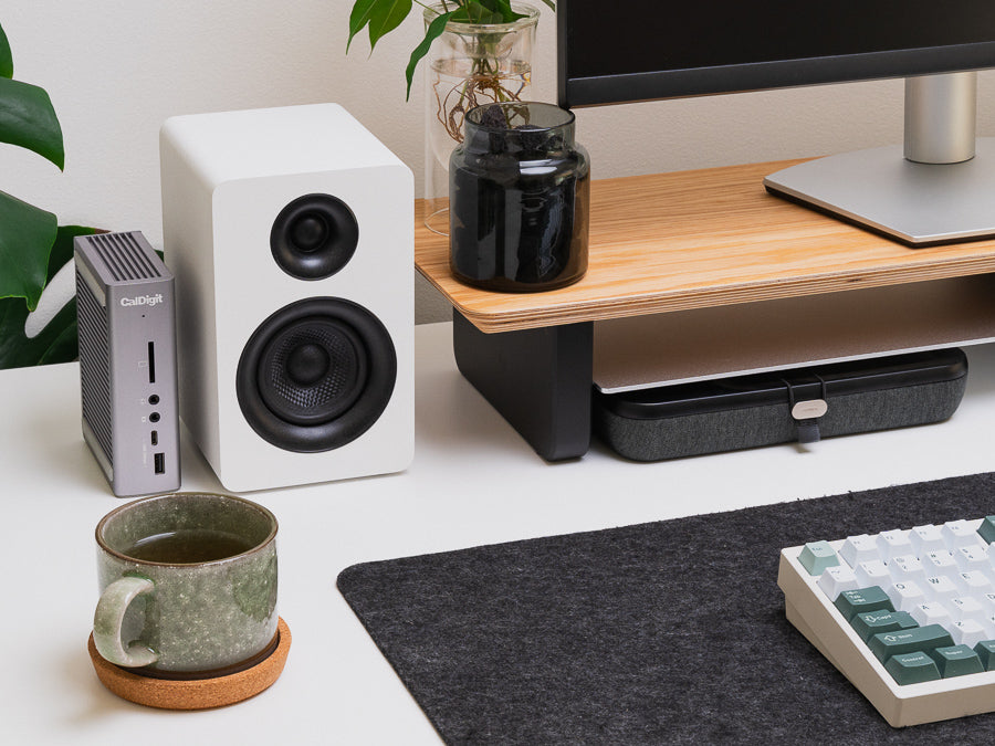 Oak Desk Shelf – MOKU WORKS