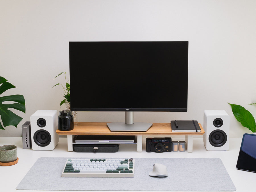 Oak Desk Shelf
