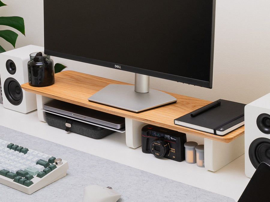 Oak Desk Shelf