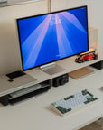 Matte White Desk Shelf