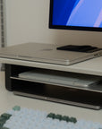 Matte White Desk Shelf