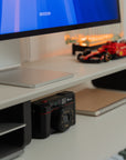 Matte White Desk Shelf
