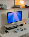 Matte White Desk Shelf