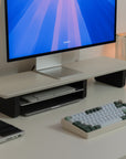 Matte White Desk Shelf