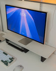 Matte White Desk Shelf
